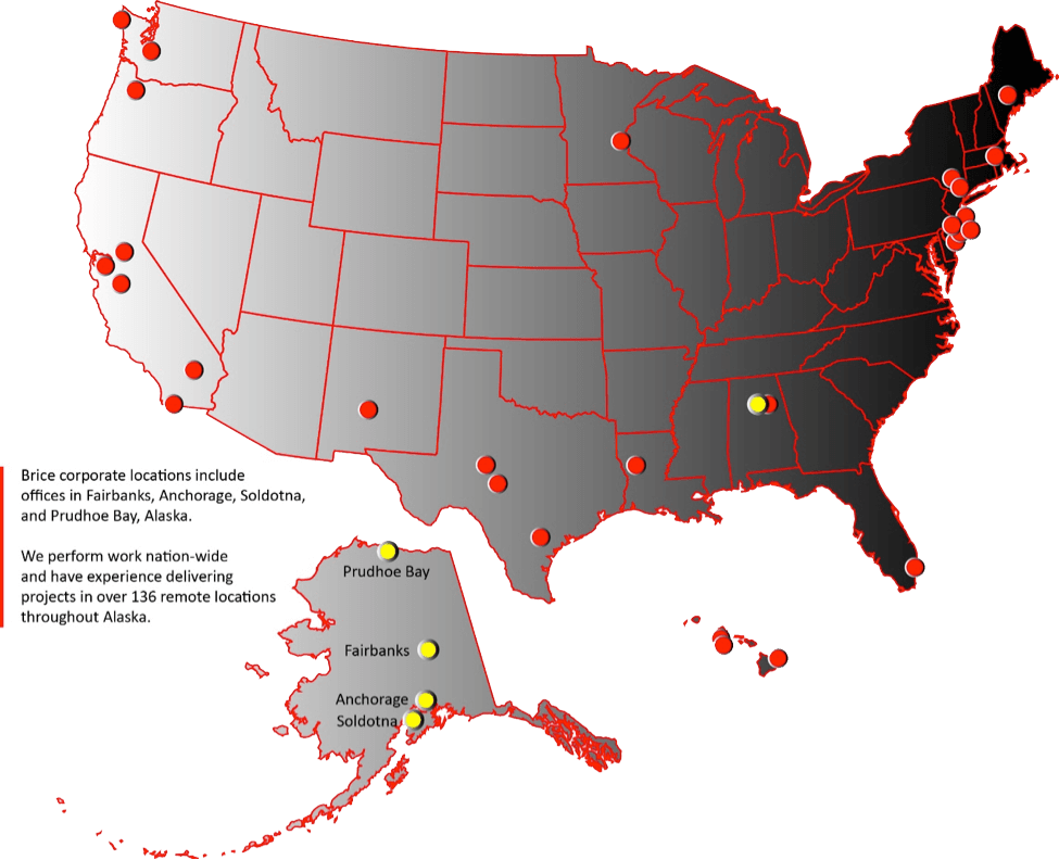 Bricke Environmental Project Map